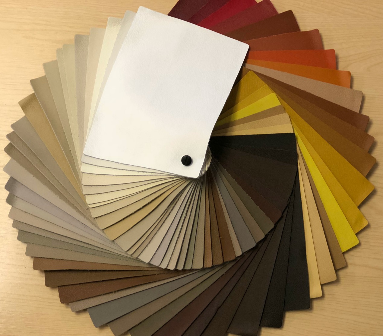 Neutral shades upholstery leather
