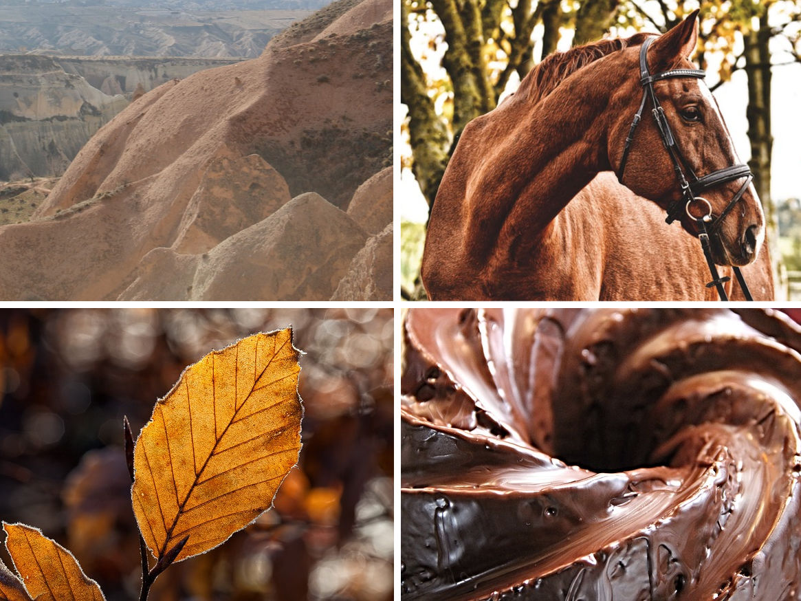 brown leather