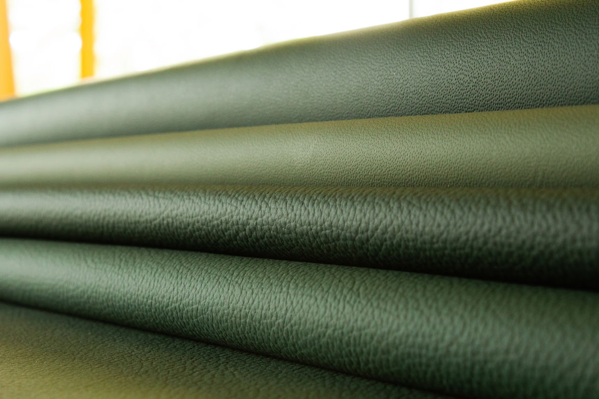 Green leather