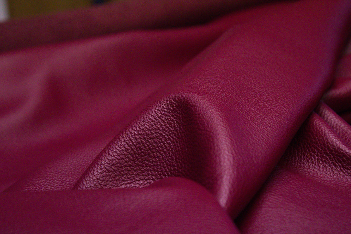 red upholstery leather, red aviation leather, red marine leather