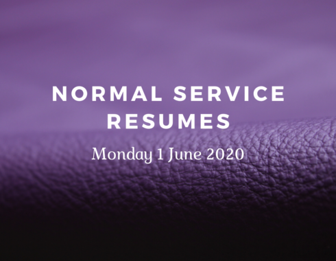 Normal Service Resumes