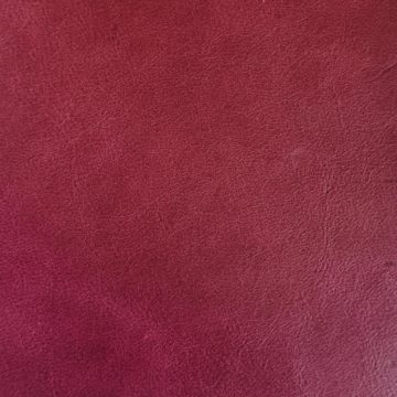 Biodegradable dyed through upholstery leather