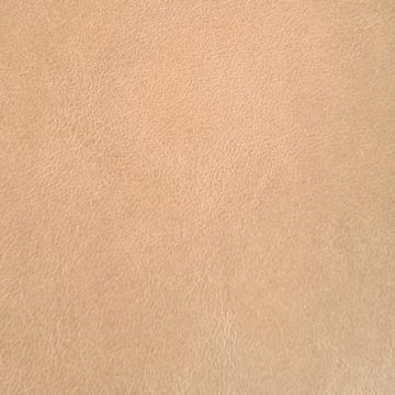 Biodegradable dyed through upholstery leather